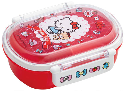 Skater Hello Kitty Kids Bento Box 360Ml Ag+ Antibacterial Soft Made in Japan- Japan Figure Store - #1 Bring To You The Best Japanese Goods