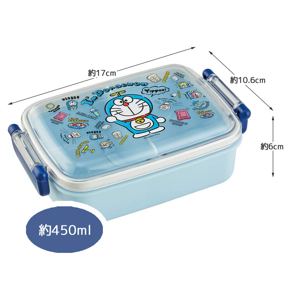 Skater 450ml Doraemon Bento Box for Kids Ag+ Antibacterial Made in Japan- Japan Figure Store - #1 Bring To You The Best Japanese Goods