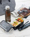 Skater Softly Served 2-Tier Lunch Box 600ml Fine Black Ag+ Antibacterial Made in Japan- Japan Figure Store - #1 Bring To You The Best Japanese Goods