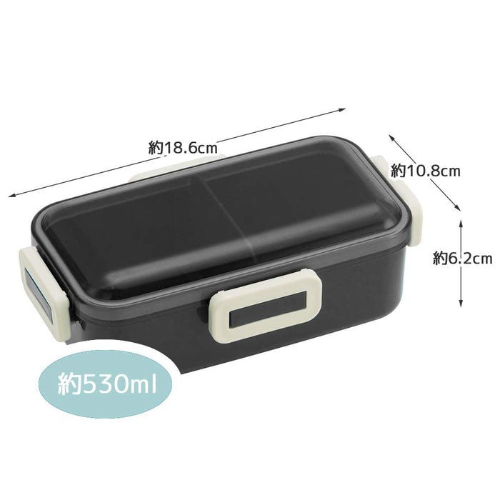 Skater Made in Japan - Retro French Black Lunch Box 530ml Ag+ Antibacterial- Japan Figure Store - #1 Bring To You The Best Japanese Goods