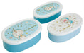 Skater Doraemon Antibacterial Storage Containers Pastel Set of 3 860ml Made in Japan- Japan Figure Store - #1 Bring To You The Best Japanese Goods