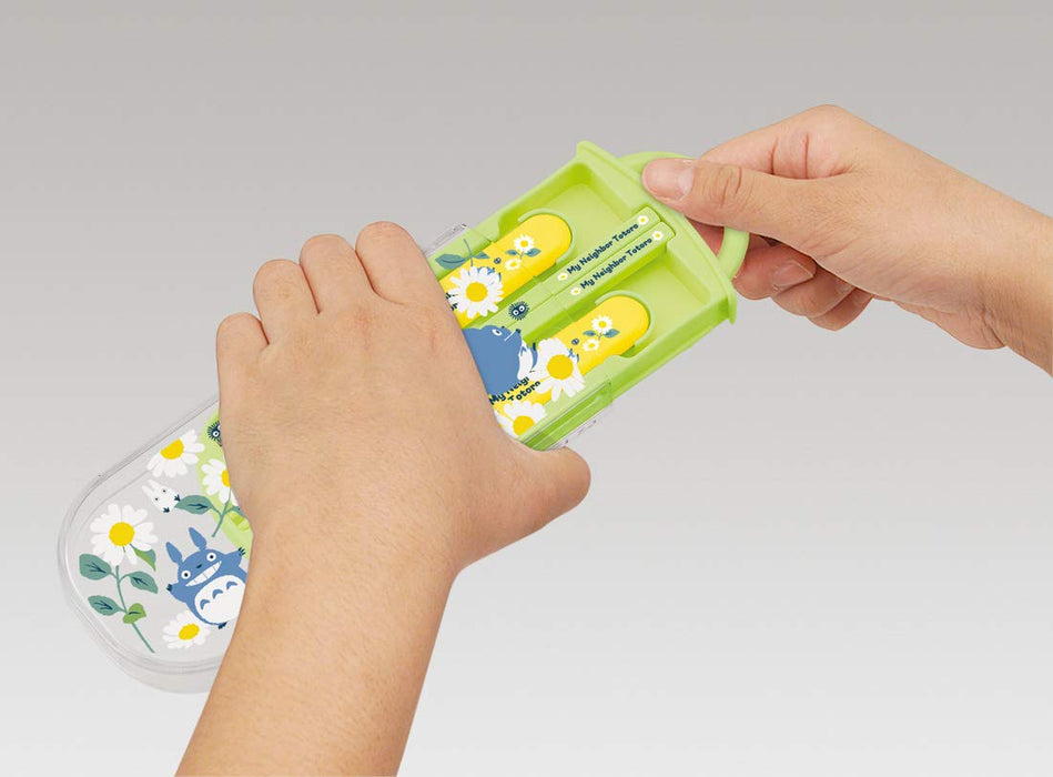 Skater Kids Ag+ Antibacterial Totoro Cutlery set - Chopsticks Spoon Fork Made in Japan- Japan Figure Store - #1 Bring To You The Best Japanese Goods