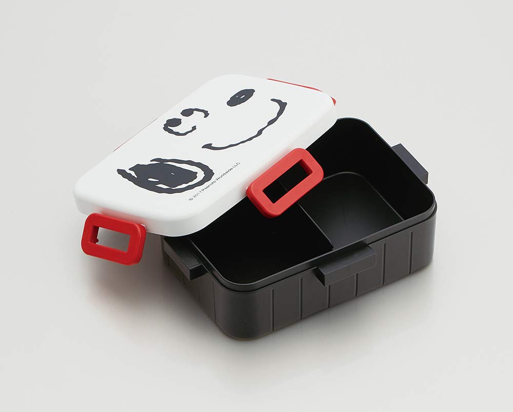 Skater Silver Ion Antibacterial 650ml Lunch Box with 4-Point Lock Snoopy Face Design Made in Japan- Japan Figure Store - #1 Bring To You The Best Japanese Goods