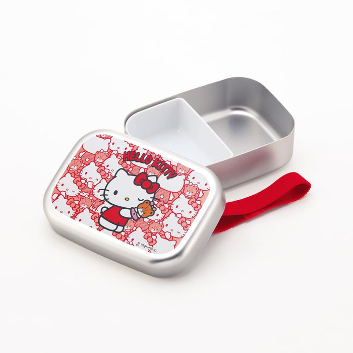 Skater Hello Kitty Aluminum Lunch Box 370Ml with Belt for Kids Japan Made- Japan Figure Store - #1 Bring To You The Best Japanese Goods