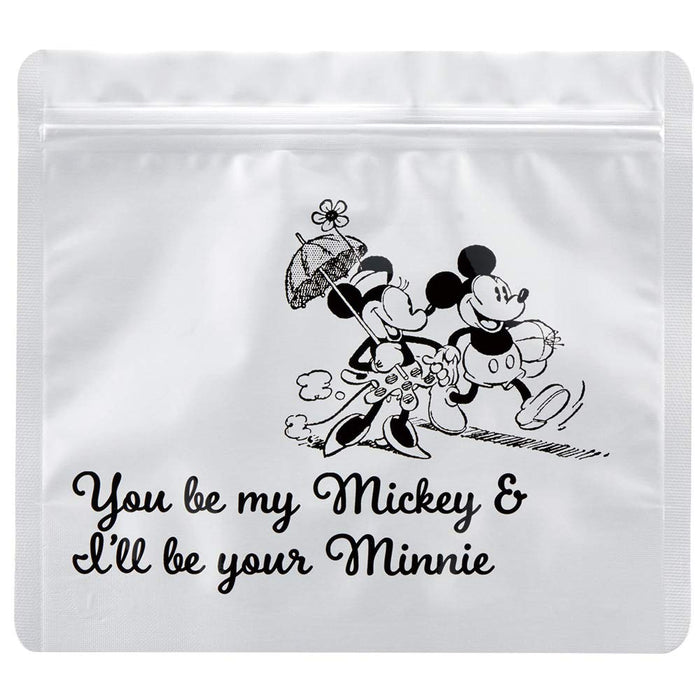 Skater 5-Piece Mickey Mouse Disney Aluminum Zipper Storage Bags 19x17cm- Japan Figure Store - #1 Bring To You The Best Japanese Goods
