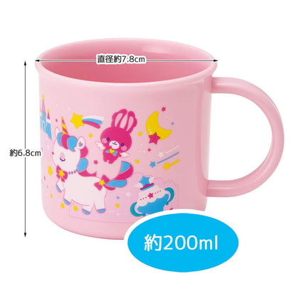 Skater Unicorn Girl Antibacterial Cup Dishwasher Safe Made in Japan - KE4AAG-A- Japan Figure Store - #1 Bring To You The Best Japanese Goods