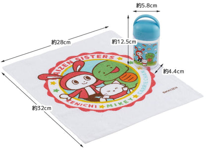 Skater Antibacterial Hand Towel Set Maizen Sisters Design Made in Japan 32x30.5cm- Japan Figure Store - #1 Bring To You The Best Japanese Goods