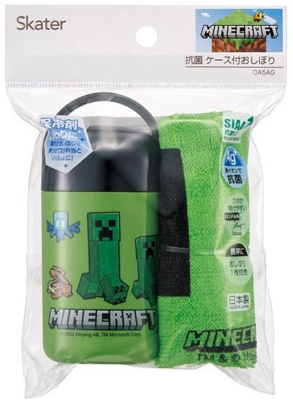 Skater Minecraft Hand Towel Set - Antibacterial 32x30.5 cm Made in Japan with Case- Japan Figure Store - #1 Bring To You The Best Japanese Goods