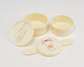 Skater Cinnamoroll 2 Tier 500ml Antibacterial Japanese Round Lunch Box- Japan Figure Store - #1 Bring To You The Best Japanese Goods