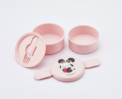 Skater 500ml 2-Tier Round Lunch Box Pochacco Headgear Design Made in Japan- Japan Figure Store - #1 Bring To You The Best Japanese Goods