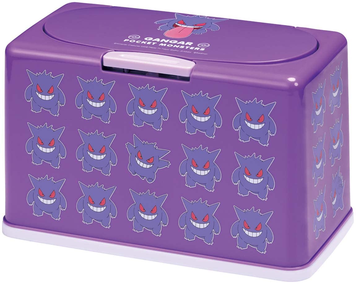 Skater Gengar Pokemon Mask Storage Holds 60 Masks Antibacterial Lift-Up Type Mkst1Nag-A- Japan Figure Store - #1 Bring To You The Best Japanese Goods