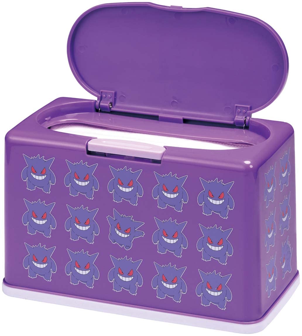 Skater Gengar Pokemon Mask Storage Holds 60 Masks Antibacterial Lift-Up Type Mkst1Nag-A- Japan Figure Store - #1 Bring To You The Best Japanese Goods
