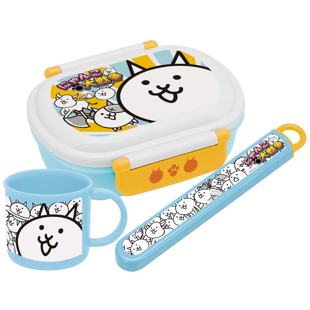 Skater Battle Cats Antibacterial Plastic Cup Dishwasher Safe Made in Japan Ke4Aag-A- Japan Figure Store - #1 Bring To You The Best Japanese Goods