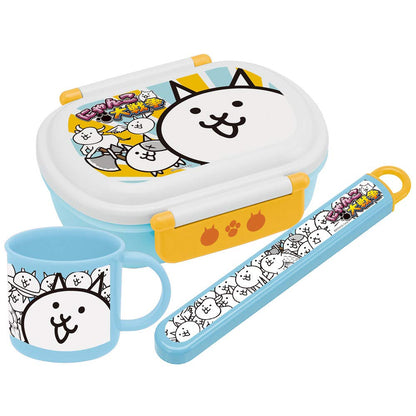 Skater Battle Cats Antibacterial Plastic Cup Dishwasher Safe Made in Japan Ke4Aag-A- Japan Figure Store - #1 Bring To You The Best Japanese Goods