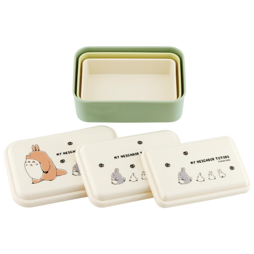 Skater Antibacterial Sealable Storage Containers My Neighbor Totoro Set of 3- Japan Figure Store - #1 Bring To You The Best Japanese Goods