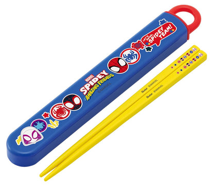 Skater Boys Spider-Man Marvel 22 Slide Chopstick Case Set Made in Japan ABS2AMAG-A- Japan Figure Store - #1 Bring To You The Best Japanese Goods