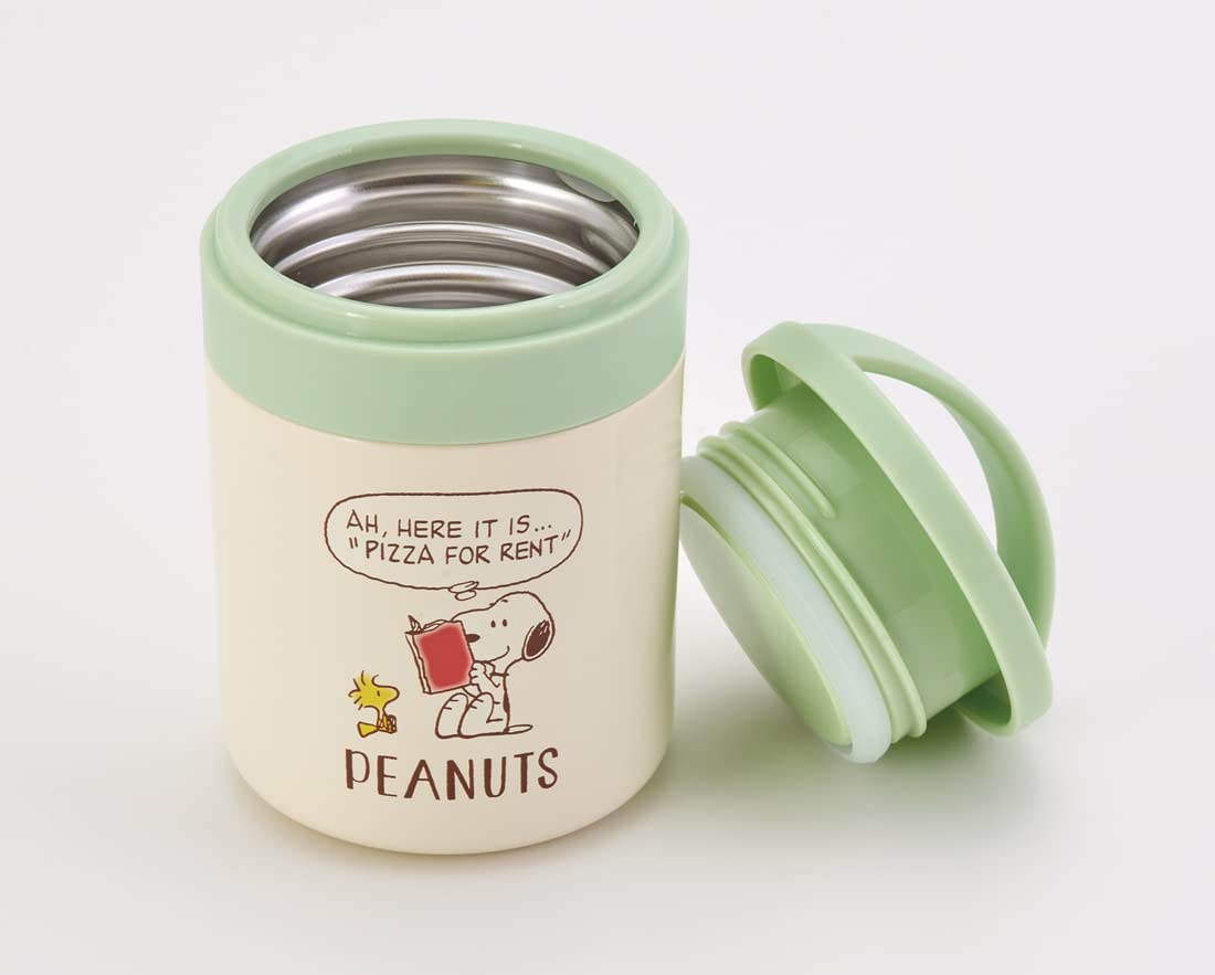 Skater 300ml Snoopy Comic Antibacterial Thermal Insulated Soup Jar LJFC3AG-A- Japan Figure Store - #1 Bring To You The Best Japanese Goods
