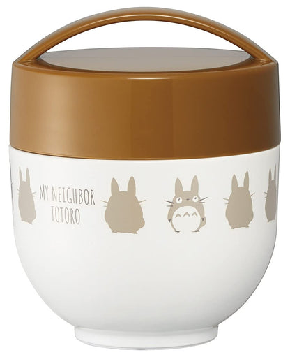 Skater 540ml Totoro Silhouette Thermal Lunch Box Ghibli Rice Bowl Jar Antibacterial LDNC6AG-A- Japan Figure Store - #1 Bring To You The Best Japanese Goods