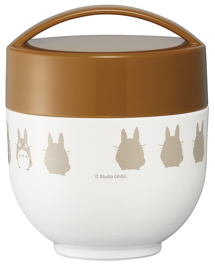 Skater 540ml Totoro Silhouette Thermal Lunch Box Ghibli Rice Bowl Jar Antibacterial LDNC6AG-A- Japan Figure Store - #1 Bring To You The Best Japanese Goods