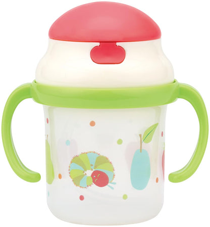 Skater 230ml Two-Handed Straw Hopper Mug The Very Hungry Caterpillar Design for Babies 8 Months and Up- Japan Figure Store - #1 Bring To You The Best Japanese Goods