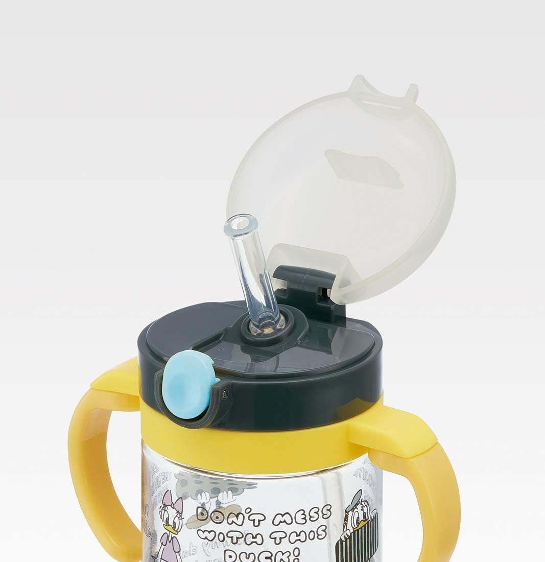 Skater 260ml Baby Straw Mug with Foldable Double Handles Suitable for Ages 1+ Mickey Mouse Design- Japan Figure Store - #1 Bring To You The Best Japanese Goods