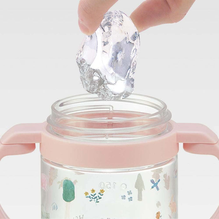 Skater Sanrio Kitty Baby Straw Mug 260ml Dual Handle Age 1 and Up Foldable KSHW1N-A- Japan Figure Store - #1 Bring To You The Best Japanese Goods