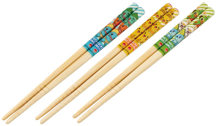 Skater 16.5cm Bamboo Chopsticks with Pokemon Design Eco-friendly Utensils- Japan Figure Store - #1 Bring To You The Best Japanese Goods