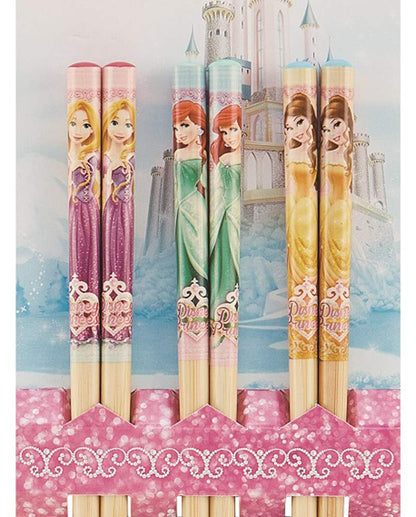 Skater Disney Princess Bamboo Chopsticks Set of 3 16.5cm Ant2T-A- Japan Figure Store - #1 Bring To You The Best Japanese Goods