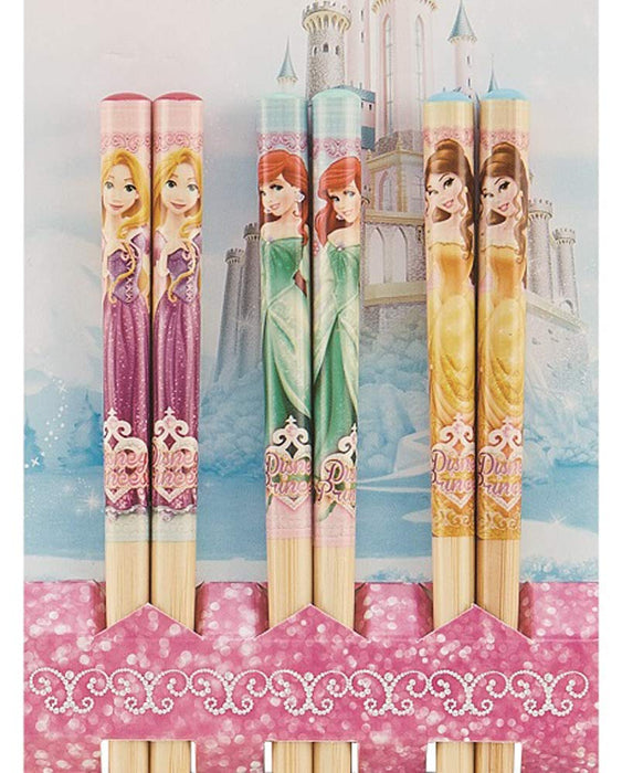 Skater Disney Princess Bamboo Chopsticks Set of 3 16.5cm Ant2T-A- Japan Figure Store - #1 Bring To You The Best Japanese Goods