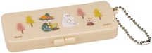Skater Moomin Zbmlc1-A Multi-use Travel Case for Bandages Medicine and Cotton Swabs with Chain- Japan Figure Store - #1 Bring To You The Best Japanese Goods