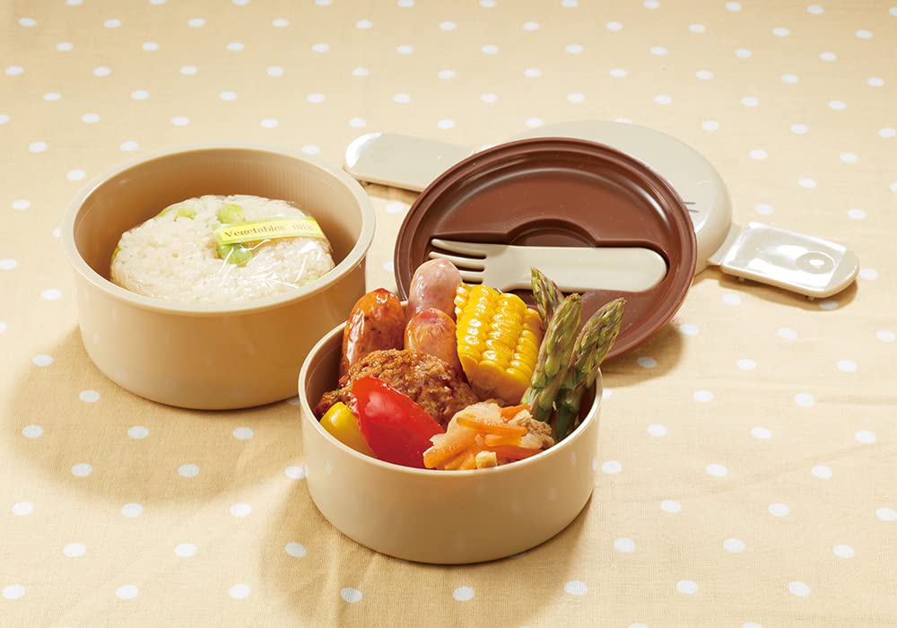 Skater Sumikko Gurashi Pink 2 Tier Round Bento Box 500ml Made in Japan- Japan Figure Store - #1 Bring To You The Best Japanese Goods