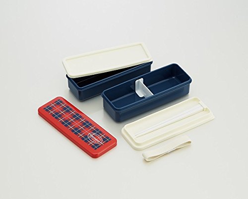 Skater Slim Lunch Box 630ml - Harmony SSLW6 2-Tier Bento Box with Silicone Lid- Japan Figure Store - #1 Bring To You The Best Japanese Goods