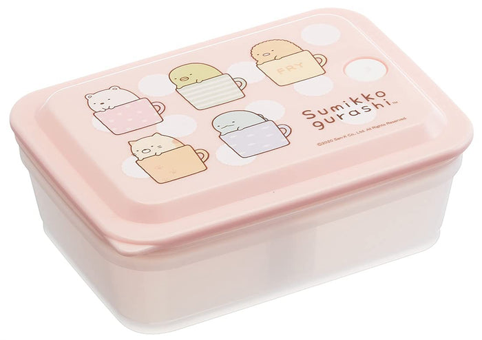 Skater Sumikko Gurashi Bento Box 600ml Fluffy Antibacterial with Air Valve 1 Tier- Japan Figure Store - #1 Bring To You The Best Japanese Goods