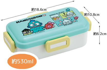 Skater Hangyodon Comic Bento Box 530ml with Antibacterial Dome Lid for Women- Japan Figure Store - #1 Bring To You The Best Japanese Goods
