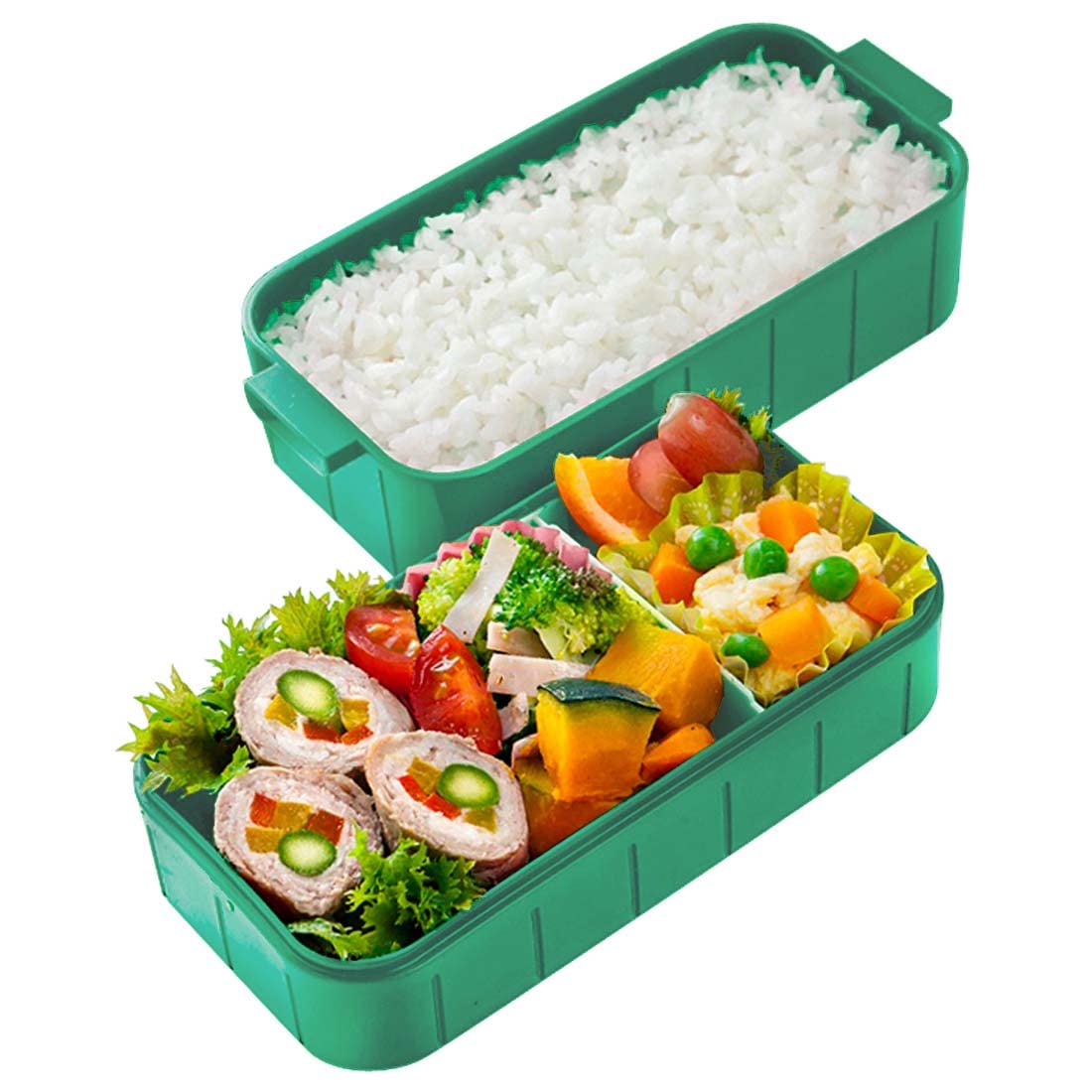 Skater Minecraft Explorer 600ml Bento Box - 2 Tier Antibacterial Made in Japan for Women- Japan Figure Store - #1 Bring To You The Best Japanese Goods