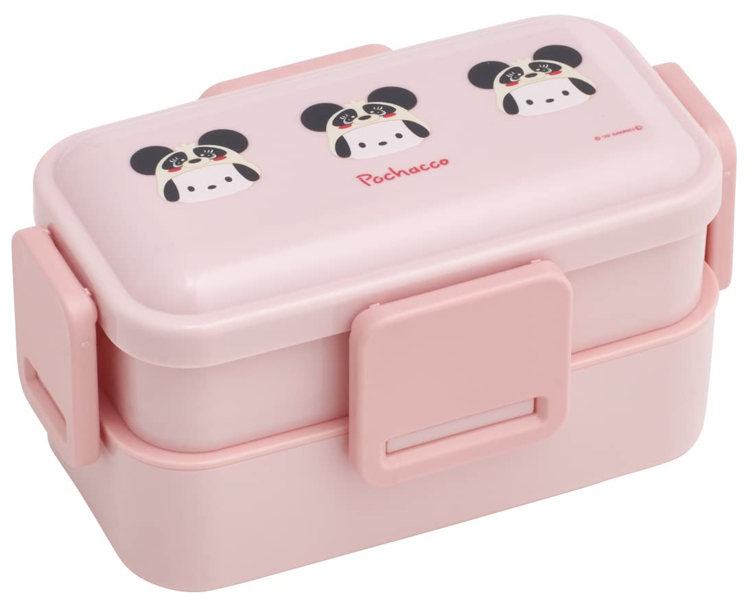 Skater Bento Box Pochacco Sanrio 600ml Antibacterial Dome Lid 2 Tier Made in Japan- Japan Figure Store - #1 Bring To You The Best Japanese Goods