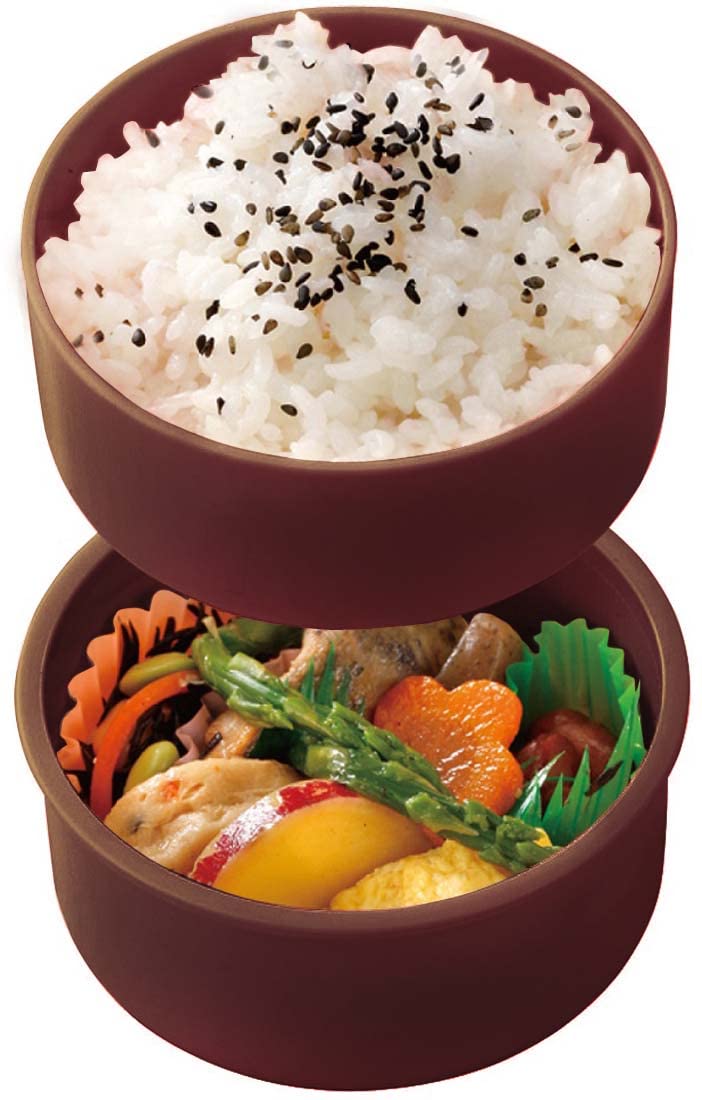 Skater Tinytan 500ml 2-Tier Round Bento Box Antibacterial Made in Japan- Japan Figure Store - #1 Bring To You The Best Japanese Goods