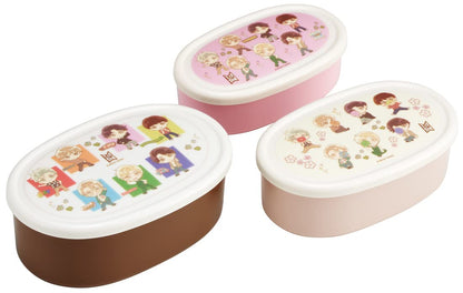Skater Tinytan Bento Box Sealable Storage Container Set of 3 Made in Japan 860ml- Japan Figure Store - #1 Bring To You The Best Japanese Goods