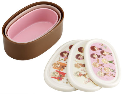 Skater Tinytan Bento Box Sealable Storage Container Set of 3 Made in Japan 860ml- Japan Figure Store - #1 Bring To You The Best Japanese Goods