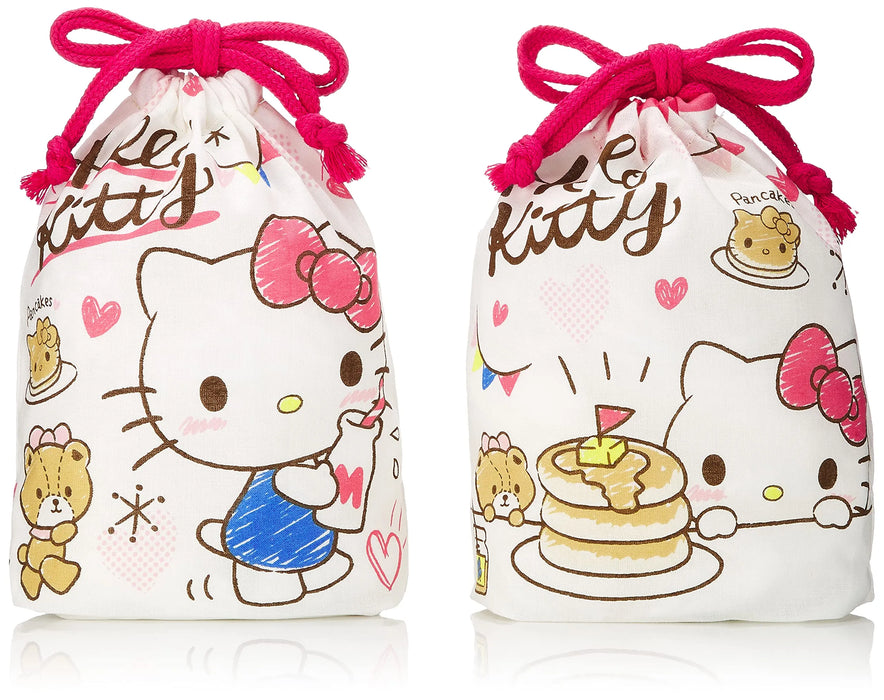 SKATER Drawstring Bag Set 2 Pcs Hello Kitty Sweets- Japan Figure Store - #1 Bring To You The Best Japanese Goods