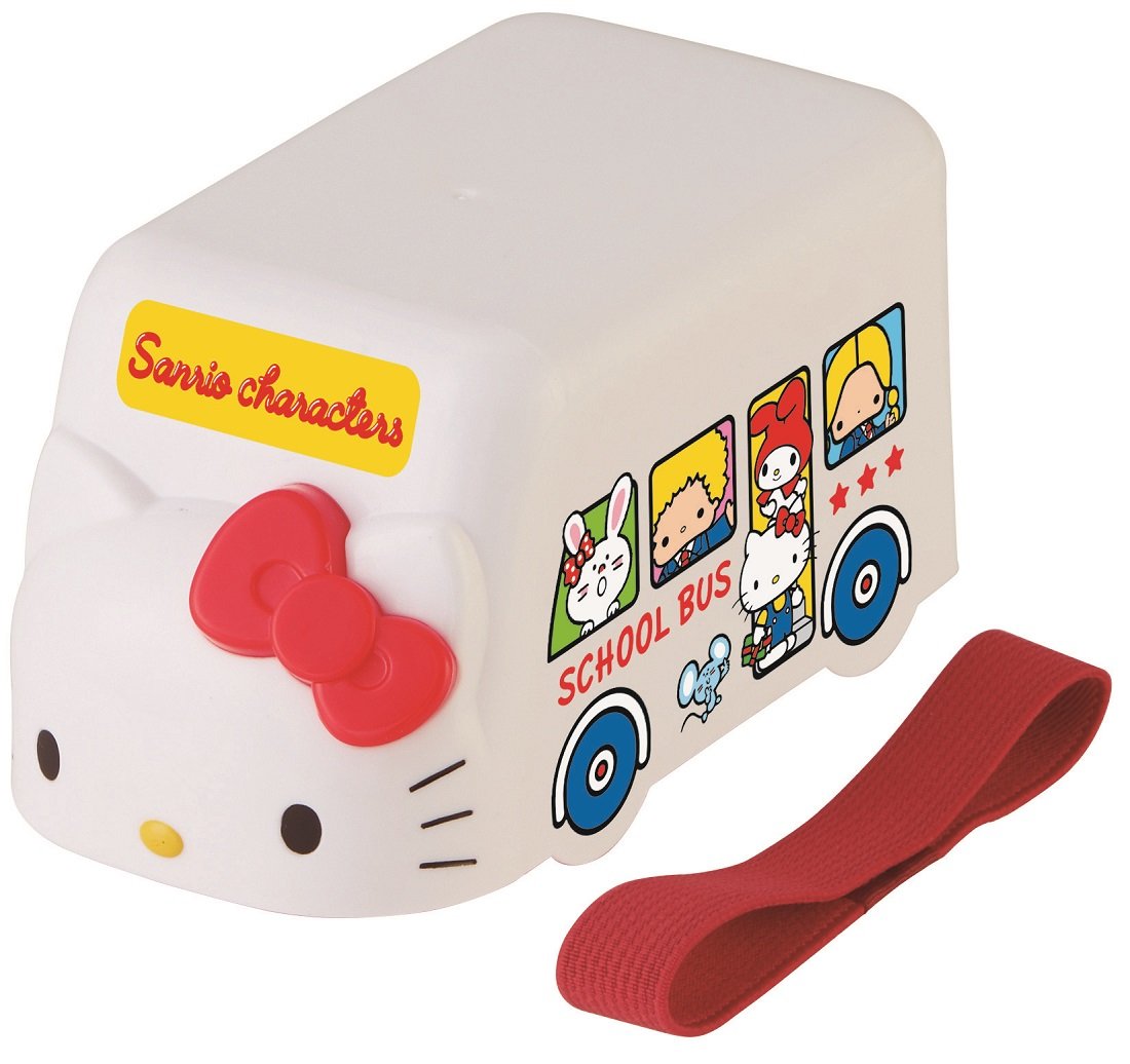 Skater 70's Sanrio Characters Bus-Shaped Lunch Case with Belt by Skater- Japan Figure Store - #1 Bring To You The Best Japanese Goods