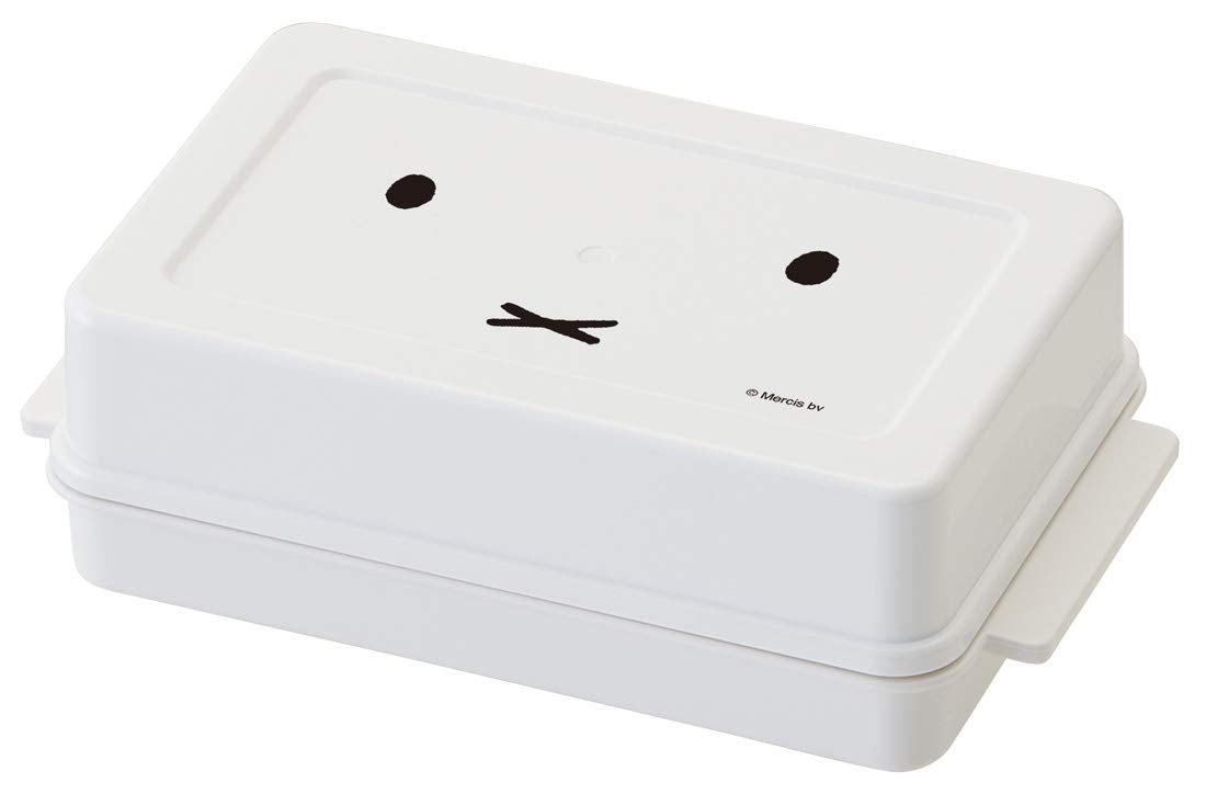 Skater Miffy BTG1 Butter Case Container with Cutting Guide 16x9.5x5.1cm- Japan Figure Store - #1 Bring To You The Best Japanese Goods