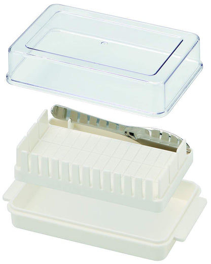 Skater Miffy BTG1 Butter Case Container with Cutting Guide 16x9.5x5.1cm- Japan Figure Store - #1 Bring To You The Best Japanese Goods