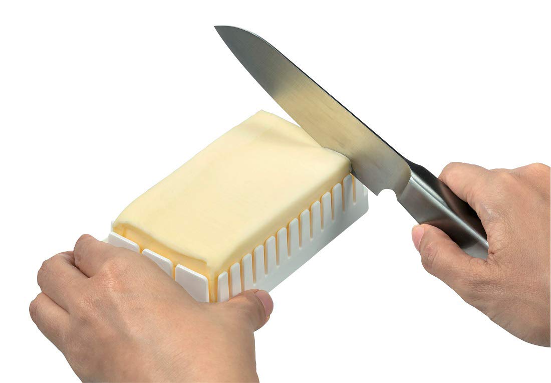 Skater Winnie The Pooh Disney Butter Case Container with Cutter Guide BTG1- Japan Figure Store - #1 Bring To You The Best Japanese Goods