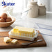 Skater BTG1N-A Butter Case with Cutting Guide and Knife Set- Japan Figure Store - #1 Bring To You The Best Japanese Goods