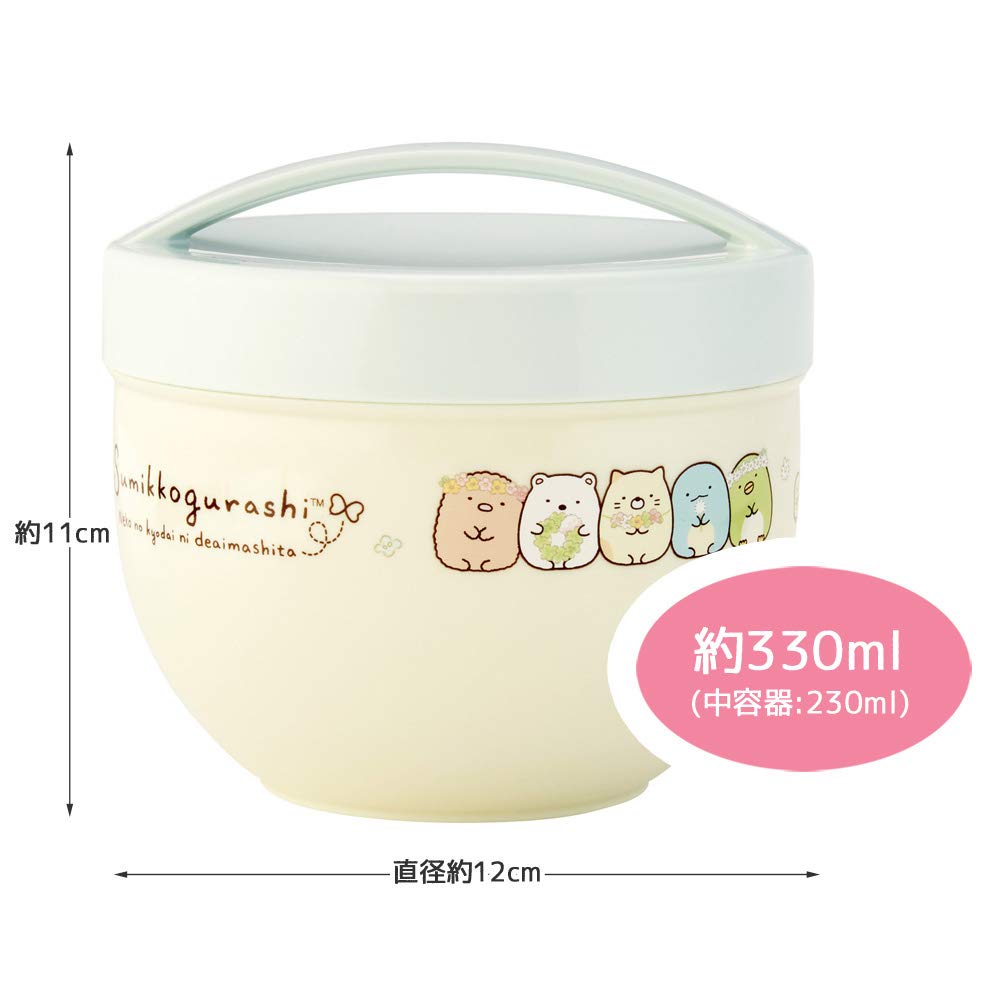 Skater Sumikko Gurashi Cat Siblings Cafe Bowl Lunch Box 560ml Capacity- Japan Figure Store - #1 Bring To You The Best Japanese Goods