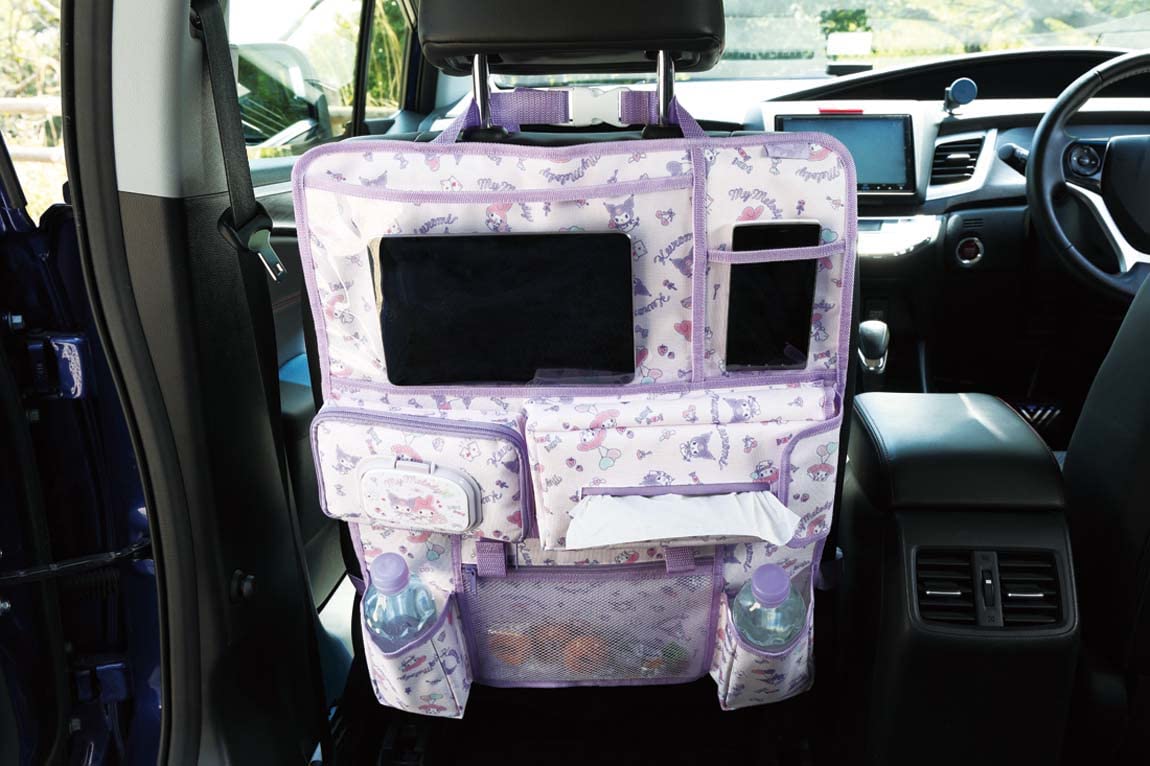 Skater My Melody Kuromi Cute Car Seat Back Pocket CSBP1-A- Japan Figure Store - #1 Bring To You The Best Japanese Goods