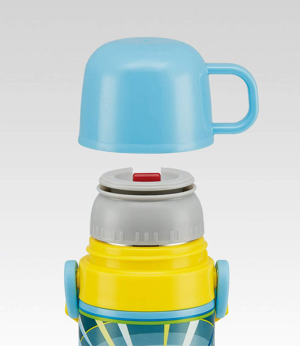 Skater 430ml Stainless Steel 2-Way Water Bottle for Children with Cup - Plarail 19 Skdc4- Japan Figure Store - #1 Bring To You The Best Japanese Goods