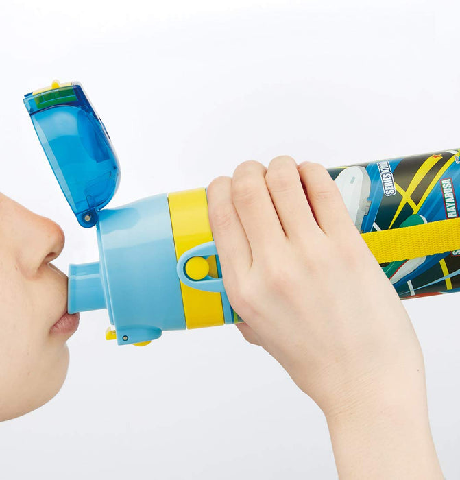 Skater 430ml Stainless Steel 2-Way Water Bottle for Children with Cup - Plarail 19 Skdc4- Japan Figure Store - #1 Bring To You The Best Japanese Goods