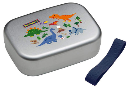Skater Dinosaur Boy Aluminum Lunch Box 370ml Made in Japan- Japan Figure Store - #1 Bring To You The Best Japanese Goods